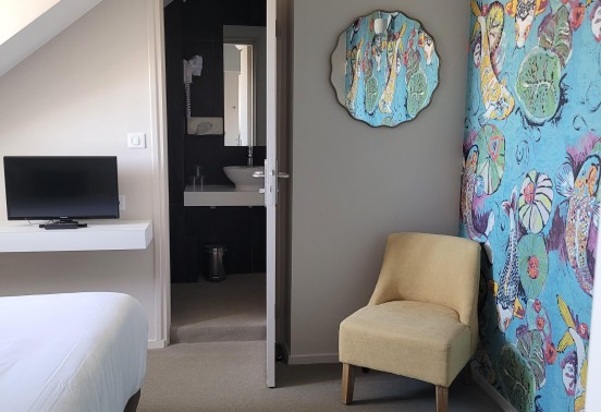 CHAMBRE TRIPLE CONFORT COTE MER  ou CHAMBRE FAMILIALE 4 PERS 